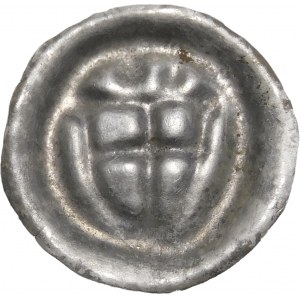 Teutonic Order, Brakteat - Shield with cross 1st issue - balls