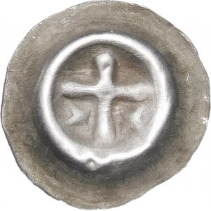 Teutonic Order, Brakteat - Latin Cross I issue - oblique crosses