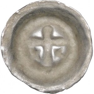 Teutonský rád, Brakteat - Latinský kríž 1. emisia - šikmé kríže