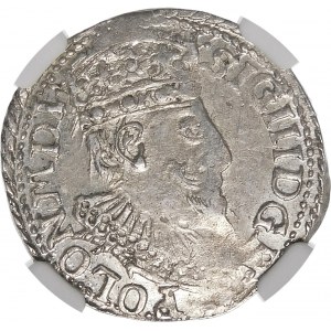 Žigmund III Vaza, Trojak 1598, Olkusz - busta z roku 1596, POLON