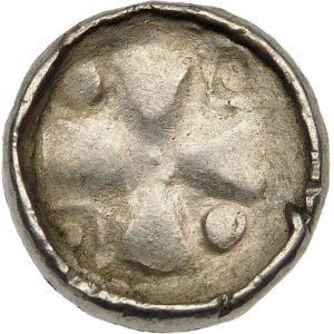 Cross denarius 11th century, CNP type VII - pastoral to the right