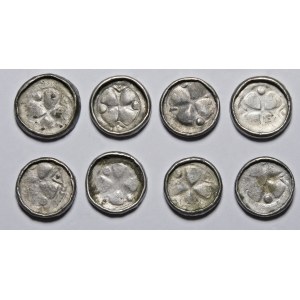 Cross denarius 11th century, CNP type V and VII - set (item 8).