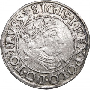 Sigismund I the Old, 1538 penny, Gdansk - PRVSS