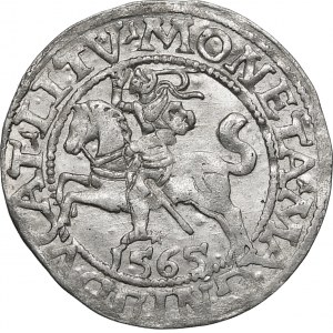 Zikmund II August, půlgroš 1565, Vilnius - 22 Pogon, sekera, L/LITV