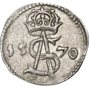 Zikmund II Augustus, dvoudolar 1570, Vilnius - Platina - vzácný