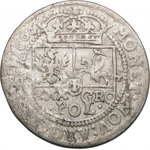 Johannes II. Kasimir, Tymf 1666 AT, Krakau - SALVS, EST