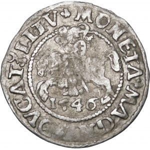 Sigismund II Augustus, Half-penny 1546, Vilnius - older Eagle type - L/LITV
