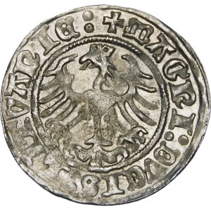 Zikmund I. Starý, půlpenny 1512, Vilnius - dvojtečka