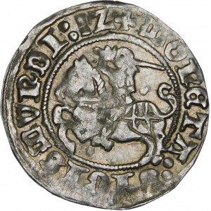 Zikmund I. Starý, půlgroše 1512, Vilnius - šikmá dvojtečka, dvojtečka