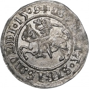 Zikmund I. Starý, půlpenny 1509, Vilnius - Herold s pochvou - vzácný