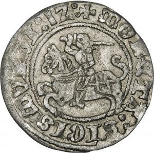 Zikmund I. Starý, půlpenny 1512, Vilnius - dvojtečka