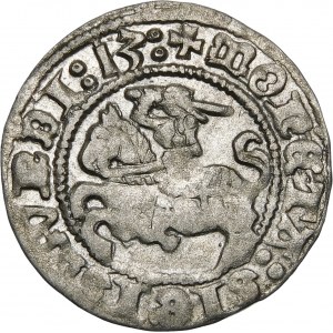 Sigismund I. der Alte, Halbpfennig 1513, Vilnius - Doppelpunkte