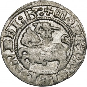 Zikmund I. Starý, půlpenny 1513, Vilnius - dvojtečky