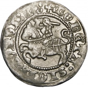 Sigismund I. der Alte, halber Pfennig 1513, Vilnius - Doppelpunkt