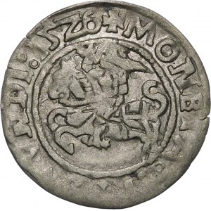 Sigismund I the Old, Half-penny 1526, Vilnius - error, SICISMVNDI - rare