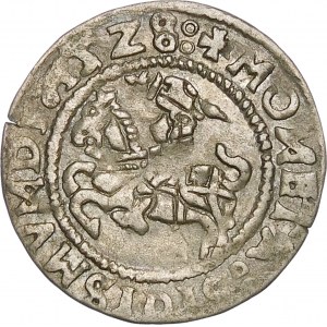 Sigismund I the Old, Half-penny 1528, Vilnius - Without V - DVCS error - very rare