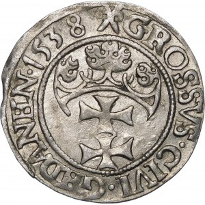 Sigismund I the Old, 1540 penny, Gdansk - PRVSS