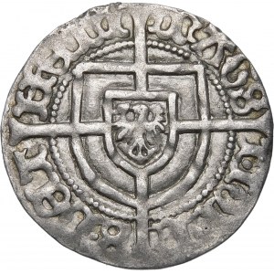 Teutonic Order, Jan von Tiefen (1489-1497), Penny - Gothic M - rare