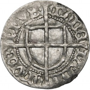 Deutscher Orden, Jan von Tiefen (1489-1497), Pfennig - Gotik M - selten