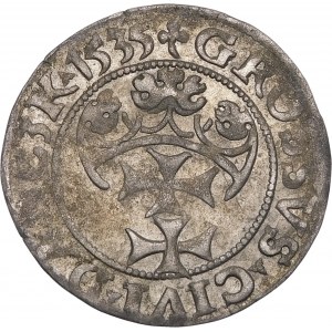 Zikmund I. Starý, Grosz 1535, Gdaňsk - PRVS