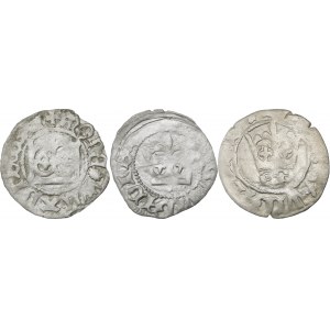 Ladislaus II Jagiello, Cracow half-penny - set (pcs. 3)