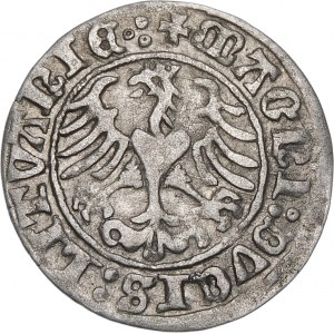 Žigmund I. Starý, polgroš 1510, Vilnius - veľká nula, trojitá bodka