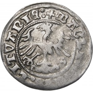 Sigismund I. der Alte, Halbpfennig 1511, Wilna - 3 Ringe - sehr selten
