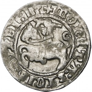 Sigismund I. der Alte, Halbpfennig 1513, Vilnius - Blatt S/II/GG/IISMVNDI - nicht beschriftet