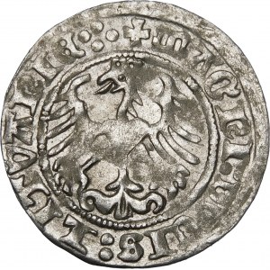 Sigismund I. der Alte, Halbpfennig 1513, Vilnius - Blatt S/II/GG/IISMVNDI - nicht beschriftet