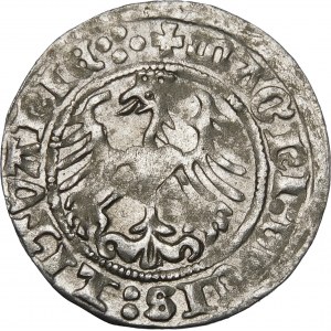Žigmund I. Starý, polgroš 1513, Vilnius - hárok S/II/GG/IISMVNDI - bez nápisu