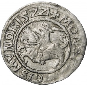 Sigismund I the Old, Half-penny 1522, Vilnius - date error I5ZZI - very rare