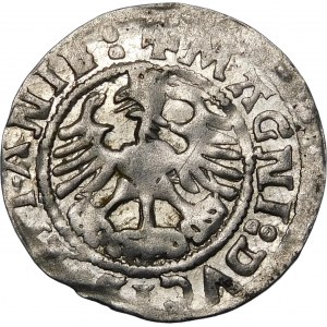 Sigismund I the Old, Half-penny 1523, Vilnius - error MONEA, LITANIA - undescribed