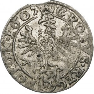 Zygmunt III Waza, Grosz 1607, Kraków – REG