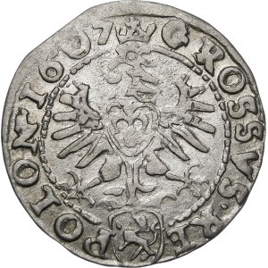 Sigismund III Vasa, 1607 penny, Cracow - RE