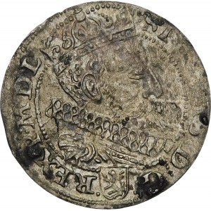 Žigmund III Vaza, Grosz 1604, Krakov - Lewart pod bustou - vzácny
