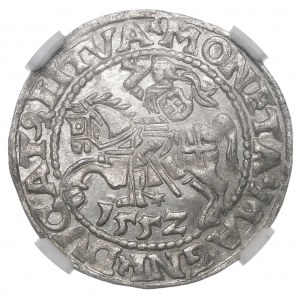 Sigismund II Augustus, Half-penny 1552, Vilnius - LI/LITVA