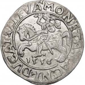 Sigismund II Augustus, Half-penny 1556, Vilnius - L/LITVA