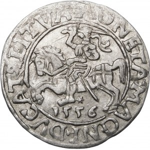Sigismund II Augustus, Half-penny 1556, Vilnius - LI/LITVA