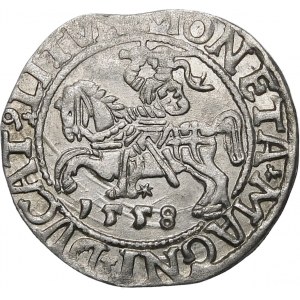 Zikmund II August, půlpenny 1558, Vilnius - LI/LITVA