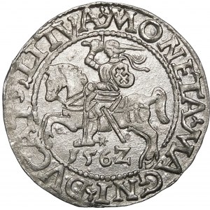 Sigismund II Augustus, Half-grosz 1562, Vilnius - 17 Pogon, L/LITVA