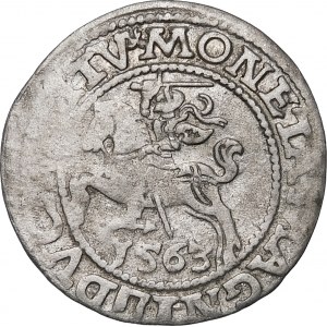 Sigismund II Augustus, Halbergroschen 1563, Wilna - 19 Pogoń, Axt, DVX L/LITV - unbeschrieben