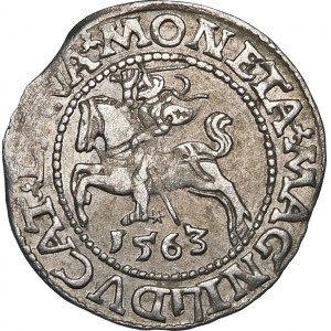 Žigmund II August, polgroš 1563, Vilnius - 19 Pogon, sekera, M D L/LITVA