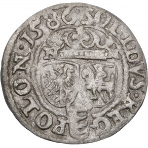 Stefan Batory, Szeląg 1586, Olkusz – piękny