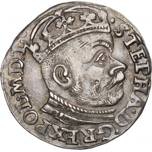 Stefan Batory, Trojak 1583, Olkusz - I-D under date