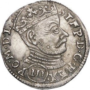Stefan Batory, Trojak 1580, Wilno – (III) pod popiersiem
