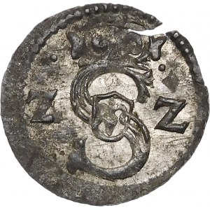 Zygmunt III Waza, Denar 1622, Łobżenica – rzadki i piękny