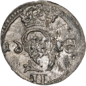 Zikmund III Vasa, dvoudolar 1620, Vilnius - reverz 6 - vzácný