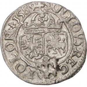 Zygmunt III Waza, Szeląg 1589 ID, Olkusz – piękny