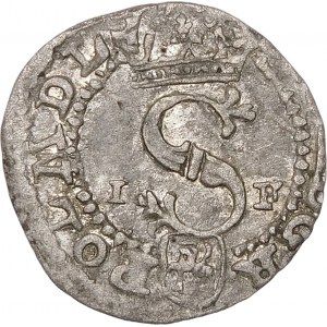 Zygmunt III Waza, Szeląg 1591 IF, Olkusz
