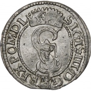 Zygmunt III Waza, Szeląg 1594, Olkusz – b. rzadki i piękny